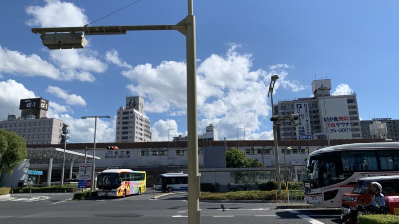 20240914出雲路CR_前日_松江駅北口から