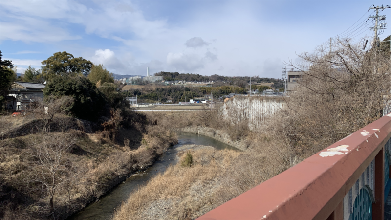 20250222箕面市目指してUターン_茨木市山手台を望む