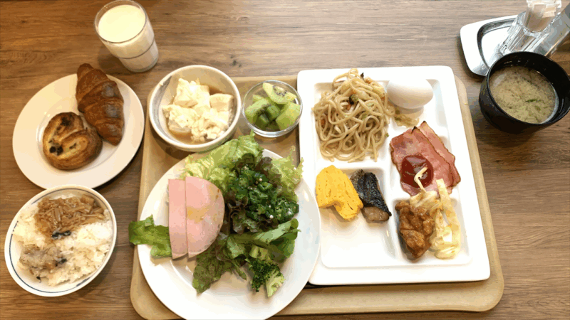 20250406桃源郷ハーフマラソン_朝食