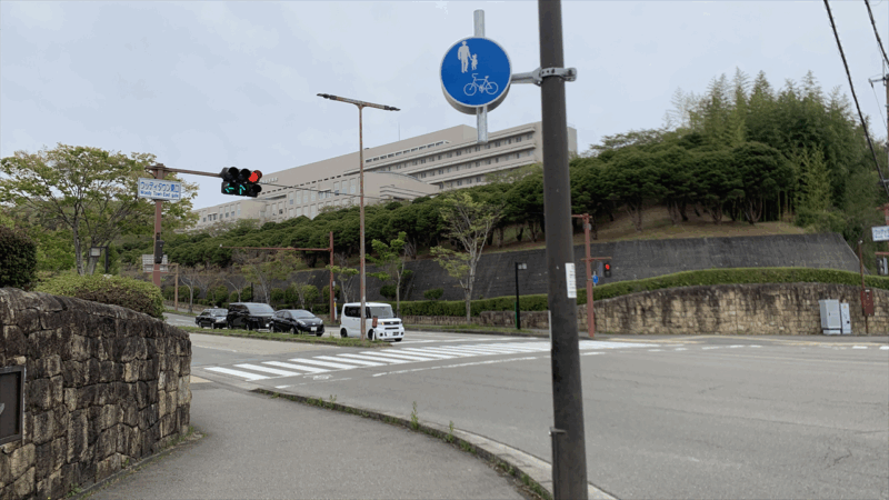 20250420はりちゅうへロードレースを見に_ウッディタウン東口交差点