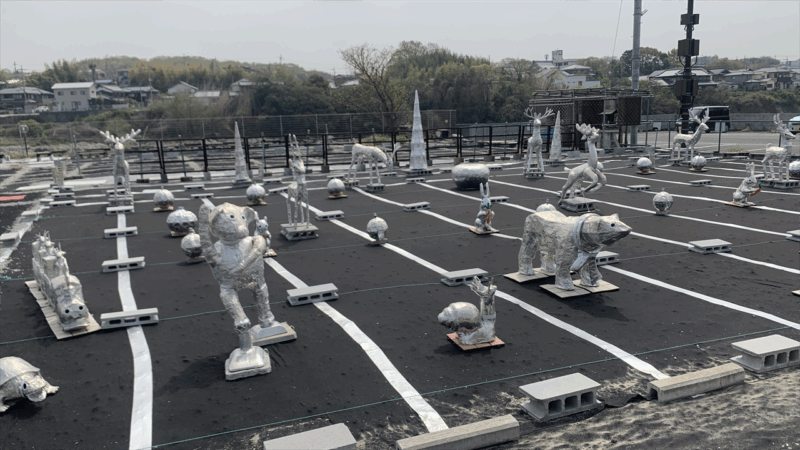 20250419闘龍灘を見に行く_モニュメント達1