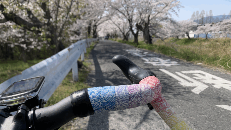 20250405桃源郷HM前泊地へ_葛城川の桜