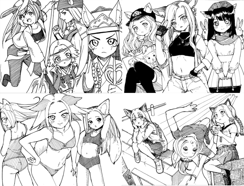 20250531Pixiv企画参加イラスト_kemo01-04
